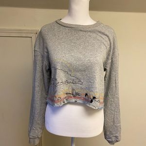 Lion King cropped crew neck